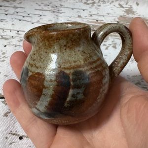 Stoneware Pottery Pitcher Small